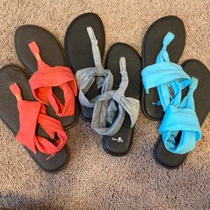 Sanuk Yoga Sandals Size 9